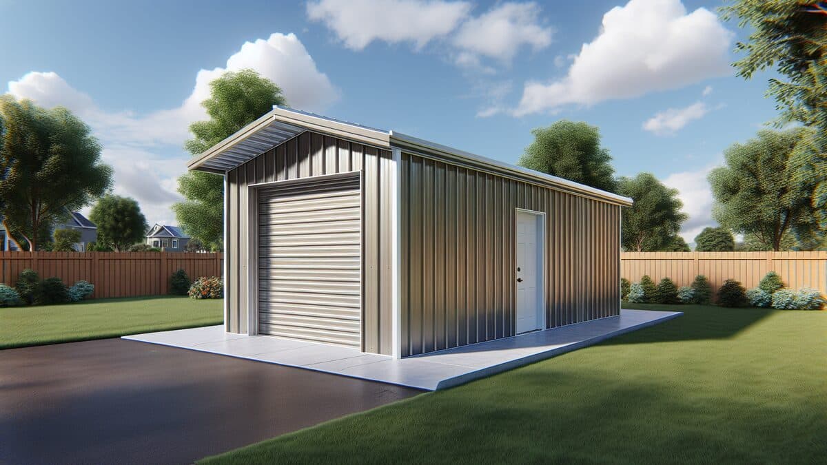 Single-Door Garage 12×20